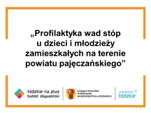 Profilaktyka wad stóp u dzieci i młodzieży zamieszkałych na terenie powiatu pajęczańskiego